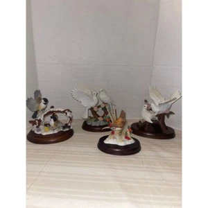 Vintage Lenox Birds, Figurines, Nature Bird  Nest Doves - Picture 1 of 10