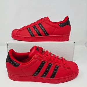 Adidas Superstar Scarlet Core Black – ID9773 – US Mens Sizes 9 NWOB - Picture 1 of 9