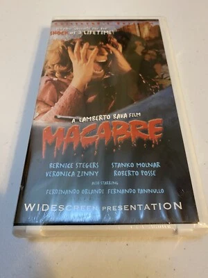Macabre VHS Brand New Factory Sealed Anchor Bay Widescreen Release Lamberto Bava - Image 1 of 4