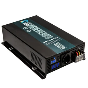 3000W Pure Sine Wave Inverter 24V to 230V Power Converter Car Truck Motor Solar - Bild 1 von 5