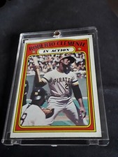 Roberto Clemente Fast In Action Pittsburgh Pirates 1972 Topps No 310 Ex Set...