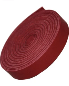 TOFL echtes genarbtes Lederriemen | 72" lang | 1/2" breit | 1/8" dick - rot - Bild 1 von 5