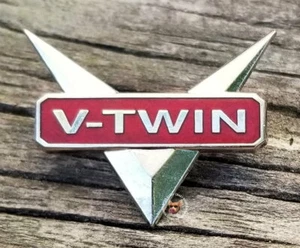 Harley Davidson® Motorcycles Vi-Twin Tank Badge Vest Pin - Picture 1 of 5
