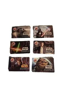 Vintage Burger King 3D Hologramm Star Wars Komplettset mit 6 Designs Geschenkkarten - Bild 1 von 1