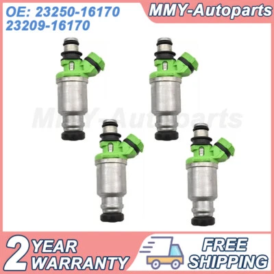4PCS New Fuel Injectors 23250-16170 for 1996-2001 Toyota Corona 1.6l 4AFE - Изображение 1 из 4