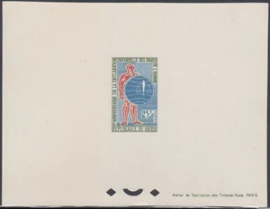 NIGER  Sc # 128 CPL PROOF CARD - 15th ANN UNIVERSAL DELCARATION of HUMAN RIGHTS - Picture 1 of 1