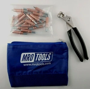 1/8 Temporary Rivet Set for Body Panel Repair 100 PC Kit w/ Pliers K1S100-1/8 - Picture 1 of 7