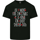 Christmas a Home for Every Shelter Dog Kids T-Shirt Childrens