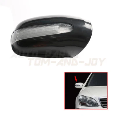 Door Mirror Right Housing Cover w Turn Signal For Mercedes W220 W215 S320 S430 Foto 1 de 4