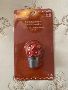 ASHLAND RINGRAZIAMENTO AUTUNNO MINIATURE VASO FIORI MAMME ZINNIAS HALLOWEEN - Foto 1 di 5