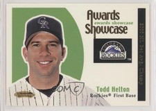 2001 Fleer Showcase Awards Showcase Todd Helton #18AS