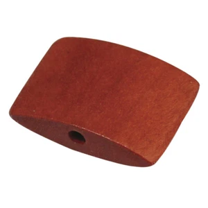 Wooden Beads Bayong, Cushion, 1.8X2.3 Cm, Orange - Picture 1 of 1