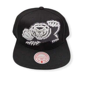 Mitchell & Ness Memphis Grizzlies XL Black White Grey HWC Adjustable Snapback - Picture 1 of 6