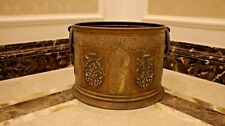antique luxury huge planter bowl container brass Islamic  Morocco  