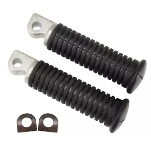 Fußrasten Gummi Für Harley Sportster XL883 XL1200 48 2004-ON Passenger Footpegs - Picture 1 of 8