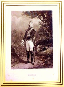 France, Jean Victor Marie Moreau, Engraving 19th Century. - Picture 1 of 1