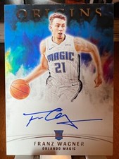 2021-22 Panini Origins Franz Wagner Rookie On Card Auto #RA-WAG - Magic RC SSP