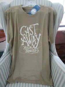 Neu mit Etikett! LIFE IS GOOD HERREN S/S CRUSHER T-SHIRT... ANGELN - "WERFEN SIE IHRE PROBLEME WEG".(XL) - Bild 1 von 3