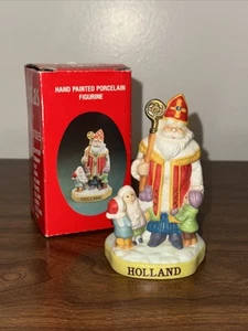 De colección 1991 Papá Noel de las Naciones "Holanda, Sinter Klaas" Artículo 8912 con caja - Imagen 1 de 6