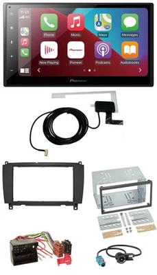 Pioneer USB Bluetooth DAB MP3 2DIN Autoradio für Mercedes CLK C209 A209 04-10 - Bild 1 von 4