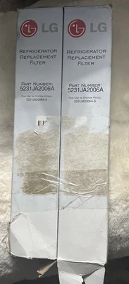 LG Refrigerator Replacement Filter 5231JA2006A - Qty 2 OEM 300 Gallon New NIB - Image 1 of 3