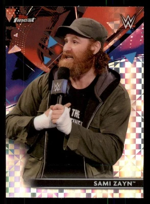 Sami Zayn 2021 Topps Finest WWE #68 X-Fractors - Image 1 of 2