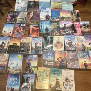 ROMANCE Novels Lot of 42  Paperback Book Lot Western and More - Picture 1 of 9