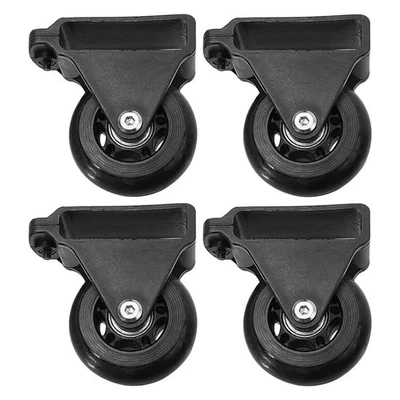  Ruote in lega di alluminio da 4 pezzi Ruote per scale di estensione - Immagine 1 di 4