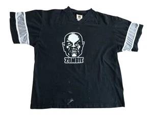 Vintage 90's Rob Zombie Robot Head Winterland Jersey Punk Goth Band Shirt XL - Picture 1 of 10