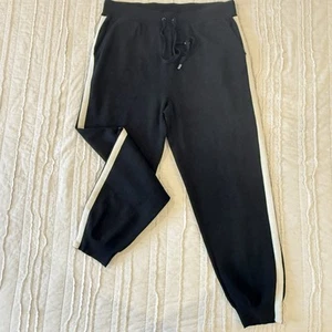Chico's Cashmere Blend lounge Pants Women Jogger Athleisure Comfort Stretch Sz L - Picture 1 of 9