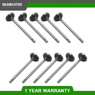 Комплект из 10 впускных клапанов двигателя стержень 6 мм 9454607 для Volvo C30 S40 S80 V70 - Изображение 1 из 4