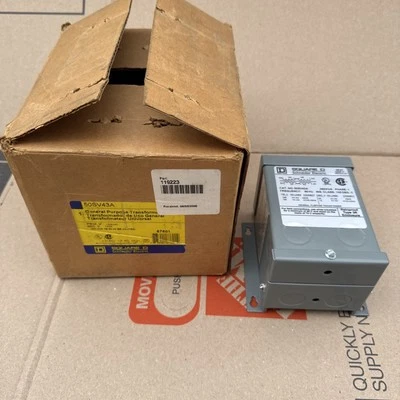 SQUARE D 50SV43A General Purpose Transformer 120/240VAC 12/24VAC 50VA 87601 - Image 1 of 4