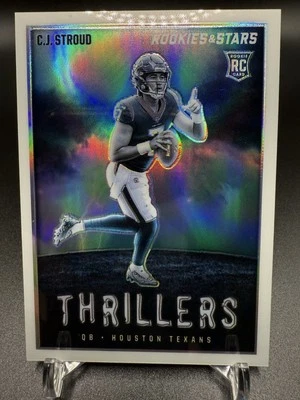 🏈🔥2023 Panini Rookies & Stars CJ Stroud (RC) Thrillers White Prizm/149 SP🔥🏈 - Image 1 of 3