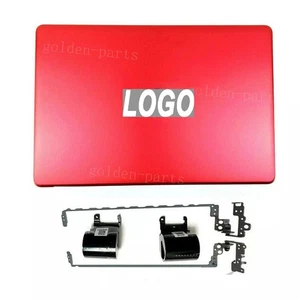 New LCD Back Cover Red With Hinges For HP 15-BS234WM 15-BS244WM L03441-001 US - Picture 1 of 4