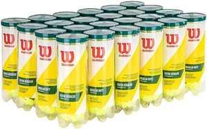 Estuche para pelotas de tenis Wilson Championship de servicio regular 24 latas, amarillo - Imagen 1 de 4
