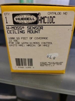 HUBBELL Catalog No:  HMC1DC  H-MOSS  Sensor Ceiling mount. New - Image 1 of 2