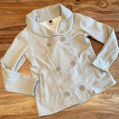 Abrigo para mujer The North Face polar guisante doble pecho TALLA S gris Foto 1 de 4