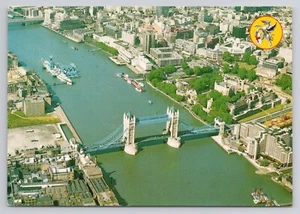 Luftaufnahme der Tower Bridge London Postkarte - Bild 1 von 2