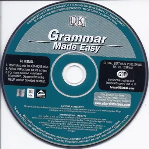 DK GRAMMAR MADE EASY Win 7 8 Vista 200 XP MAC CD (Make Learning Grammar Fun) - Picture 1 of 1