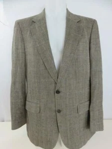 Burberrys Mens Gray Tweed Jacket Sport Coat Blazer Sized 41R Len David Clothiers - Picture 1 of 6