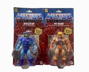 Masters of the Universe He-Man & Skeletor Retro Play Set of 2 - Picture 1 of 9