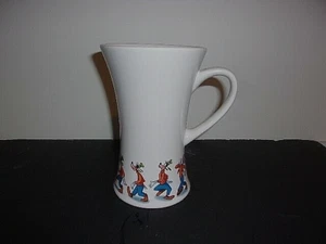 Disney Store Goofy Ceramic Coffee Mug Tall Slipping on Banana Peel 6" Tall - Picture 1 of 4
