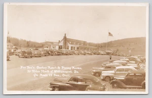 Postcard RPPC Fry Brothers Turkey Ranch & Dining Rooms in Trout Run, PA. - Picture 1 of 2