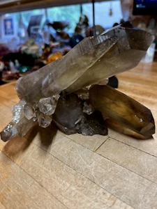 Rare Citrine Smokey Quartz Crystal Lemurian Phantom Cathedral Specimen 709 - Picture 1 of 12