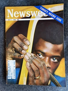 NEWSWEEK Magazine July 1, 1968 COVER: Target: Negro Jobs  - Bild 1 von 12
