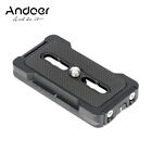 Andoer PU-70L Quick Release Plate 70mm QR Plate 1/4 Inches Mounting Screw D4B3
