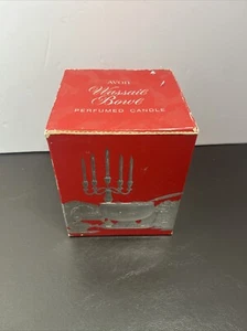 Avon Wassail Bowl Perfumed Candle Silver Boxed Vintage NIB - Picture 1 of 3