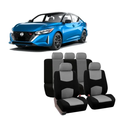 PARA TODOS LOS FUNDAS DE ASIENTO DE COCHE NISSAN SENTRA ASIENTO COMPLETO 5 ASIENTOS 9 PIEZAS Foto 1 de 4