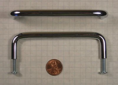 ALLISON #76312CS TIRADOR DE ALAMBRE, ACERO, CROMADO PULIDO, 4" CENTRO A CENTRO Foto 1 de 2