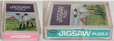 Rompecabezas 1968 Whitman cordero/granja - nuevo/sin abrir - 24 piezas - tamaño tarjeta Foto 1 de 4